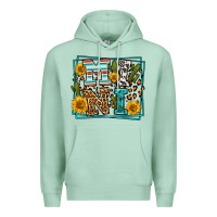 Seafoam western leopard mini Premium Hoodie - LillyAllenDesigns