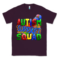 Plum autısm support squad Classic Tee - AdoDesignShop