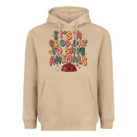 Mushroom it's a good day to save animals Heavyweight Hoodie - MaliasSmallBusiness