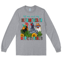 Heather Grey let me check my giveashitometer nope nothing Long Sleeve Tee - AdoDesignShop