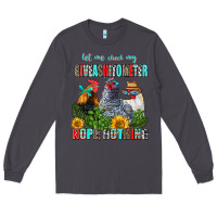 Smoke let me check my giveashitometer nope nothing Long Sleeve Tee - AdoDesignShop