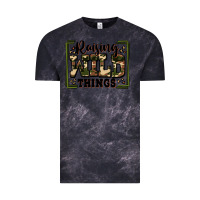 Cloud Black raising wild things Vintage Tee - Zillion Design Studio