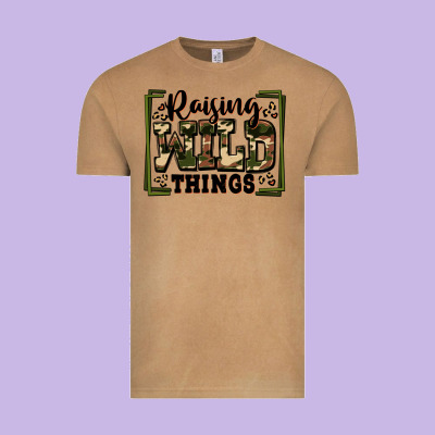 Raising Wild Things Vintage Tee Designed By Zillion Design Studio