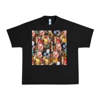 Black western farm animals seamless pattern Urban Heavy Tee - HRA Design Shop