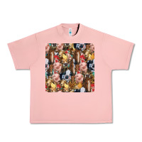 Salmon western farm animals seamless pattern Urban Heavy Tee - HRA Design Shop