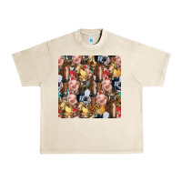 Sandshell western farm animals seamless pattern Urban Heavy Tee - HRA Design Shop