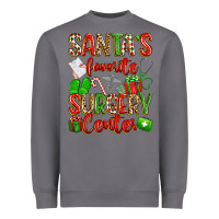 Storm Santa's Favorite Surgery Center png sublimation de Heavyweight Sweatshirt - texasbilliewilder