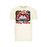 Vintage Arctic merry christmas truck snowman Vintage Tee - BarkalooDesign