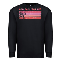Black god says you are Premium Sweatshirt - MaliasSmallBusiness