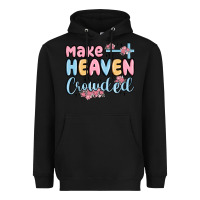 Black make heaven crowded Heavyweight Hoodie - MaliasSmallBusiness