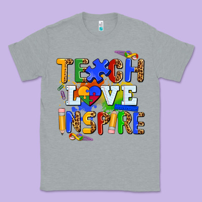 Teach Love Inspire Classic Tee Designed By Adodesignshop