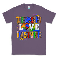 Lavender teach love inspire Classic Tee - AdoDesignShop