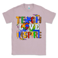 Lilac teach love inspire Classic Tee - AdoDesignShop