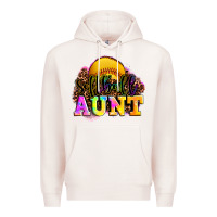 Pale Pink softball aunt Premium Hoodie - LillyAllenDesigns