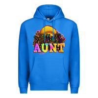 True Royal softball aunt Premium Hoodie - LillyAllenDesigns