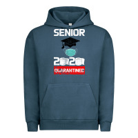 Pigment Midnight Navy Senior 2020 Quarantined Urban Hoodie - Bettercallsaul