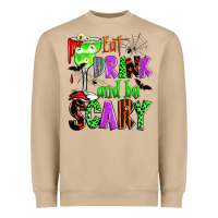 Mushroom eat drink and be scary Heavyweight Sweatshirt - Zillion Design Studio