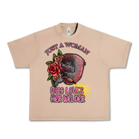 Burro just a woman who loves her welder Urban Heavy Tee - SublimationCraftShop