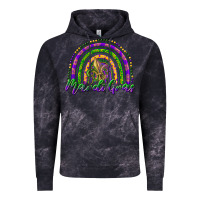 Cloud Black mardi gras rainbow and fleur de lis Vintage Hoodie - RanaPortraitStore