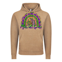 Vintage Coffee mardi gras rainbow and fleur de lis Vintage Hoodie - RanaPortraitStore