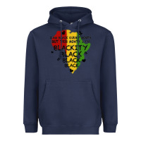 Navy black black blackity Heavyweight Hoodie - MaliasSmallBusiness