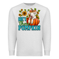 Oatmeal Heather Hey there pumpkin Lamb Premium Sweatshirt - NancyCooperArtShop