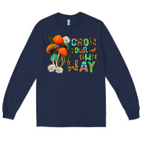 Navy grow your own way Long Sleeve Tee - AdoDesignShop