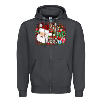 Smoke ho ho ho santa Zipper Hoodie - AdoDesignShop