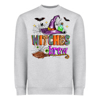 Heather Grey witches brew Heavyweight Sweatshirt - Zillion Design Studio