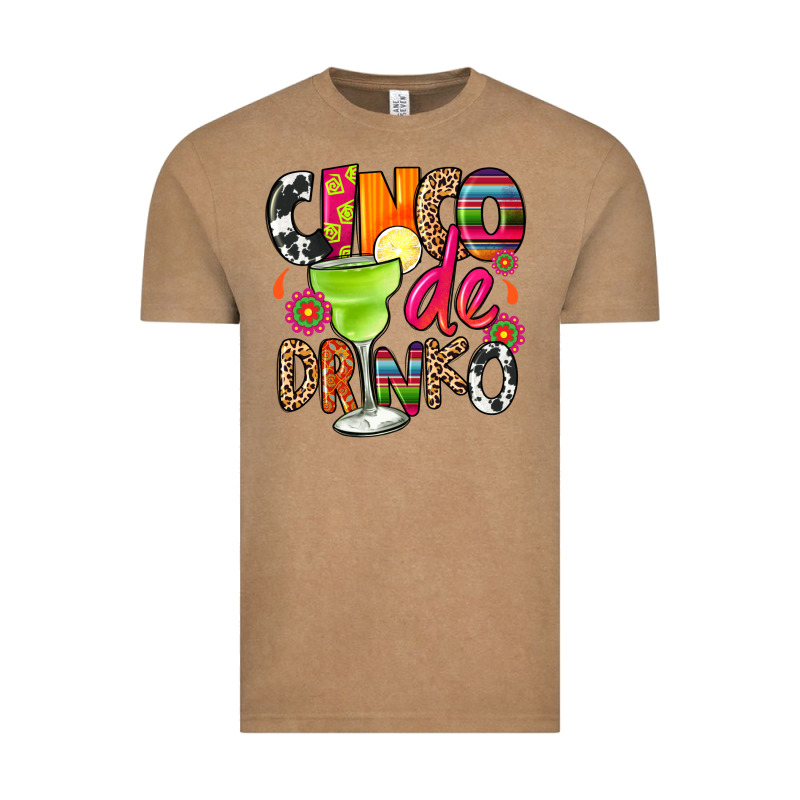 Cinco De Drinko Vintage Tee by CTS Tumbler Store | Teevron