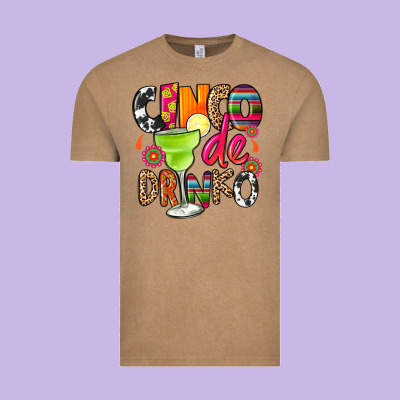 Cinco De Drinko Vintage Tee Designed By Cts Tumbler Store