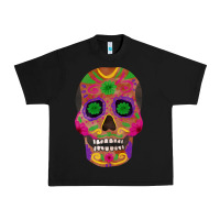 Black sugar skull Urban Heavy Tee - FaDigitalArtStudio