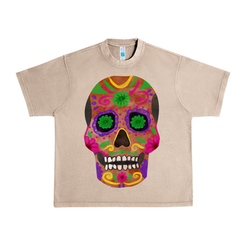 Sugar Skull Urban Heavy Tee by FaDigitalArtStudio | Teevron