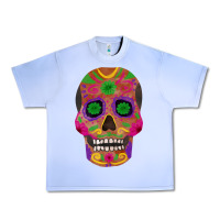 Grape Ice sugar skull Urban Heavy Tee - FaDigitalArtStudio