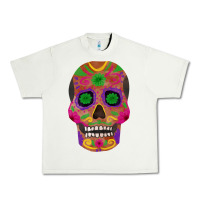 Pistachio sugar skull Urban Heavy Tee - FaDigitalArtStudio