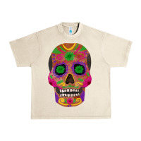 Sandshell sugar skull Urban Heavy Tee - FaDigitalArtStudio