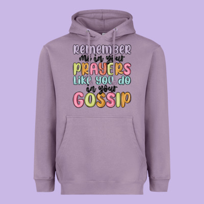 Remember Me In Your Prayers Like You Do In Your Go Heavyweight Hoodie Designed By Maliassmallbusiness