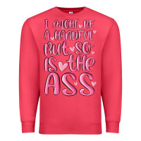 Cardinal i might be a handful but so is this ass Premium Sweatshirt - MaliasSmallBusiness