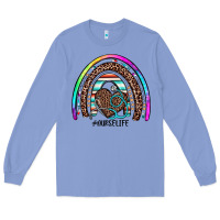 Colony Blue nurse life rainbow Long Sleeve Tee - JahusDesignShop
