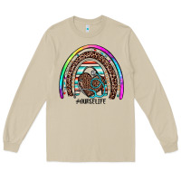 Mushroom nurse life rainbow Long Sleeve Tee - JahusDesignShop