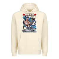 Sandshell reel cool grandpa american flag bass Premium Hoodie - LillyAllenDesigns