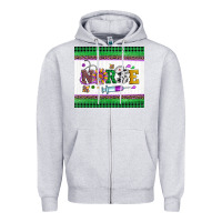 Heather Grey mardi gras nurse Zipper Hoodie - Artiststas