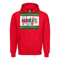 Red mardi gras nurse Zipper Hoodie - Artiststas