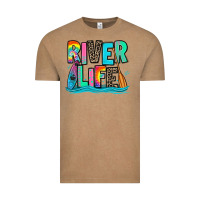 Vintage Coffee river life kayaking Vintage Tee - Zillion Design Studio