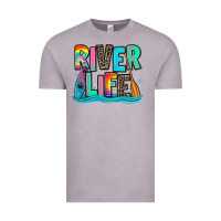 Vintage Zinc river life kayaking Vintage Tee - Zillion Design Studio