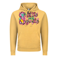 Vintage Mustard little miss 1st grade Vintage Hoodie - Zillion Design Studio