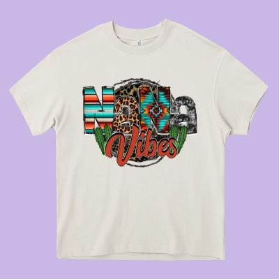Nana Vibes Heavy Core Tee Designed By Racoondesign
