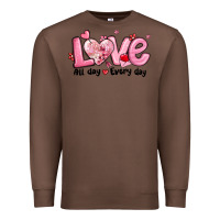 Chestnut love all day every day Premium Sweatshirt - MaliasSmallBusiness