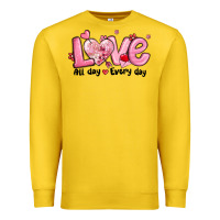 Lemon love all day every day Premium Sweatshirt - MaliasSmallBusiness