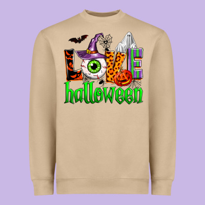 Love Halloween Heavyweight Sweatshirt Designed By Zillion Design Studio